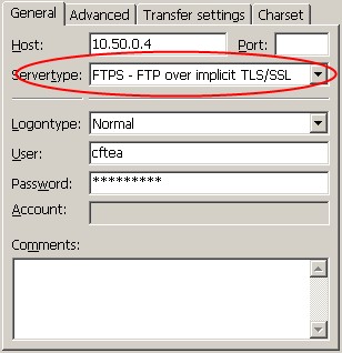 FileZilla Server用ftp客户端设置连接ssl模式
